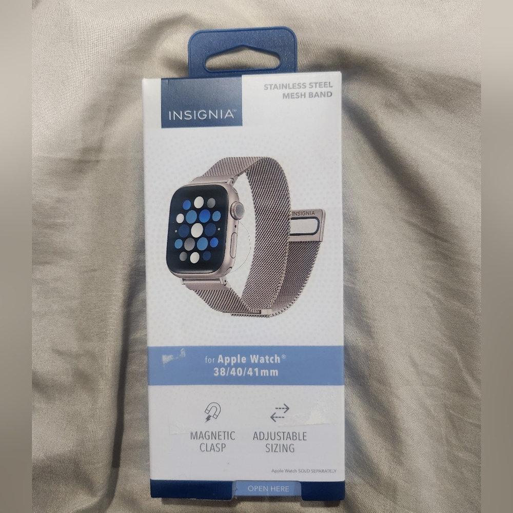 Stainless steel mesh watch band